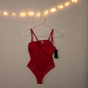 RED BODYSUIT ❤️🔥 BRAND NEW!